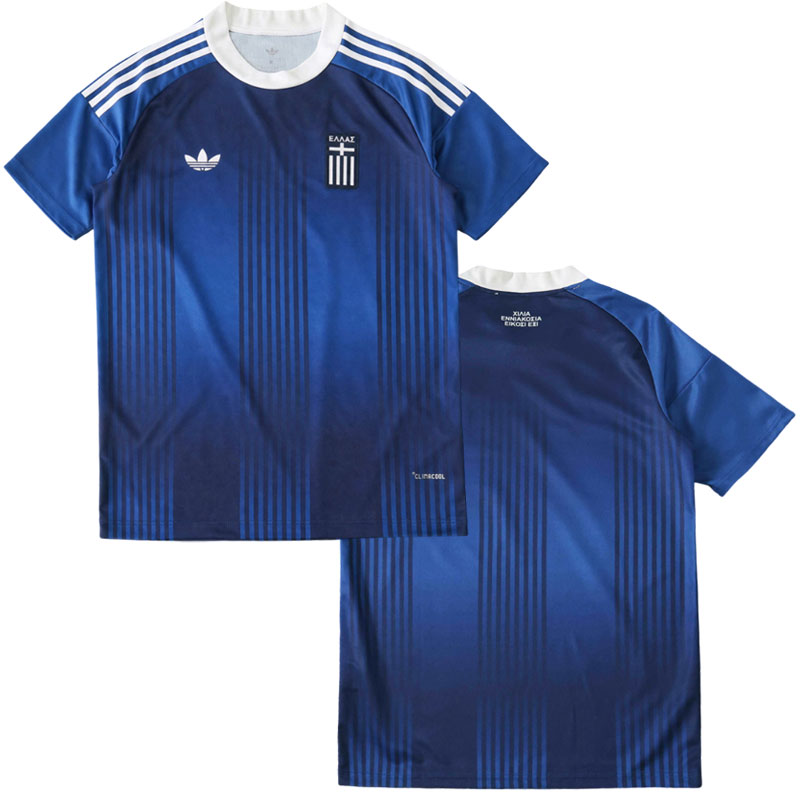 Řecko 2026/27 venkovní fotbalový dres - modrý design