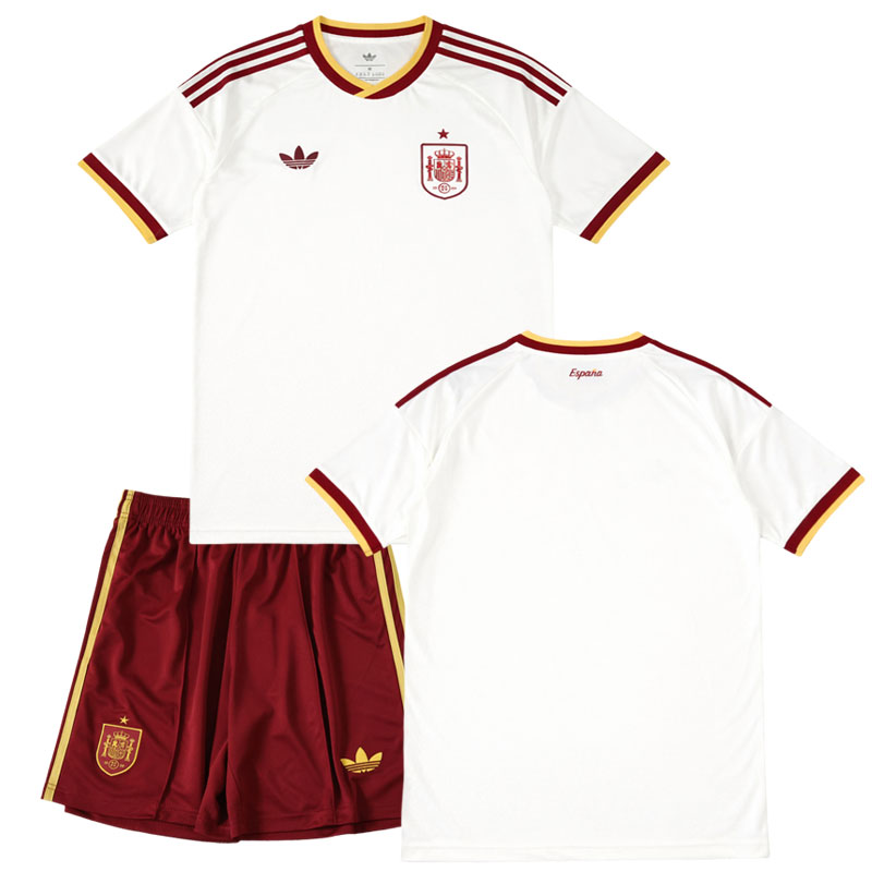 Španělsko venkovní dres 2026 pro děti – fotbalový komplet na MS 2026