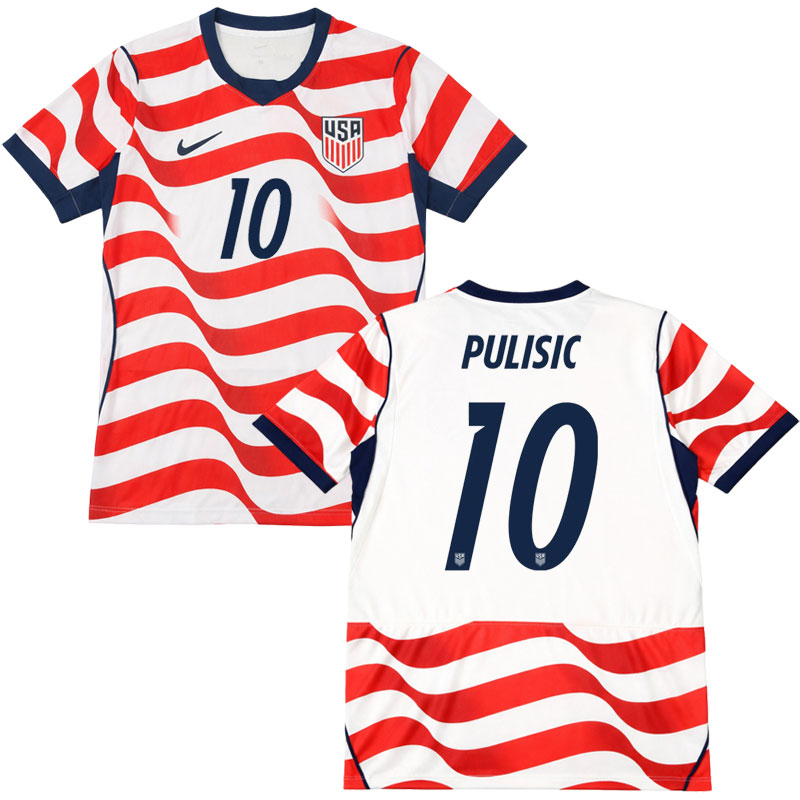 USA MS 2026 domácí dres – fotbalové triko s jménem Pulisic 10