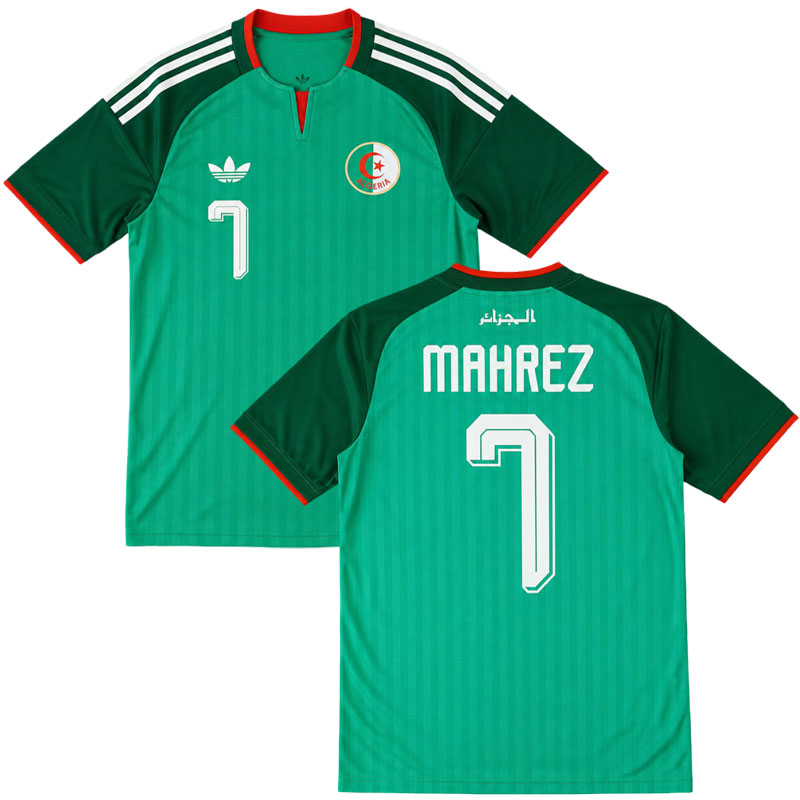 Pánský fotbalový dres Alžírsko 2026/27 - Mahrez 7 venkovní zelený