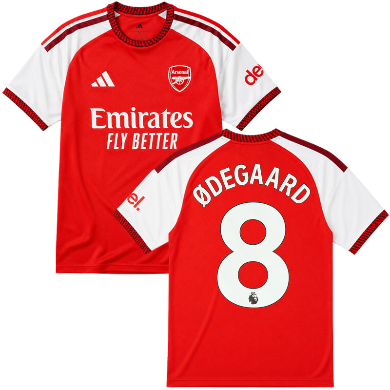 Červený Arsenal dres Ødegaard 8 2026/27 - pánský fotbalový dres s krátkým rukávem