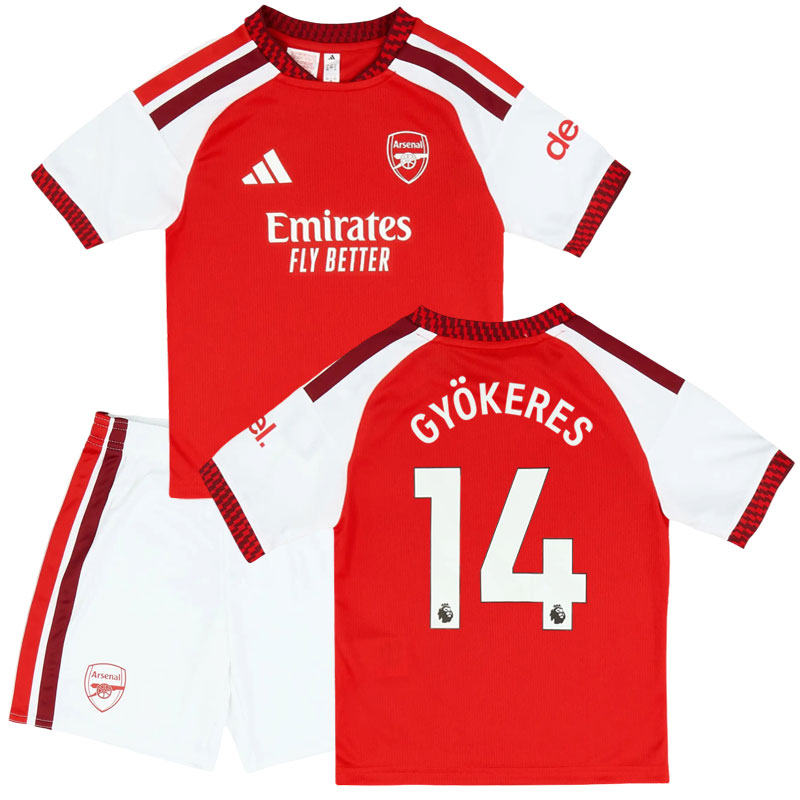 Červený dětský dres Arsenal Gyökeres 14 2026/27 domácí