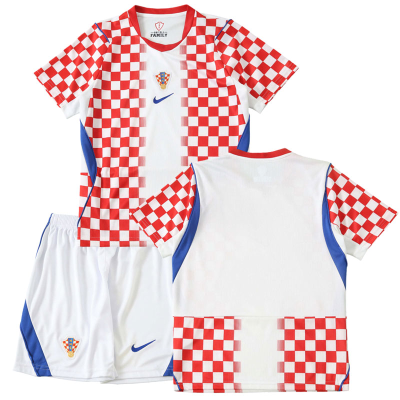 Chorvatsko domácí dres MS 2026 pro děti - triko a šortky