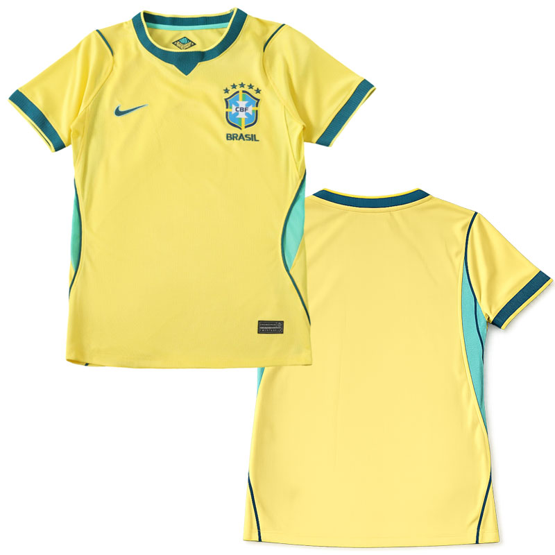 Dámský dres Brazílie 2026 domácí - žlutý fotbalový dres World Cup