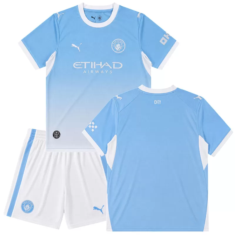 Dětský fotbalový dres Manchester City 2026/27 domácí – komplet dres a trenýrky