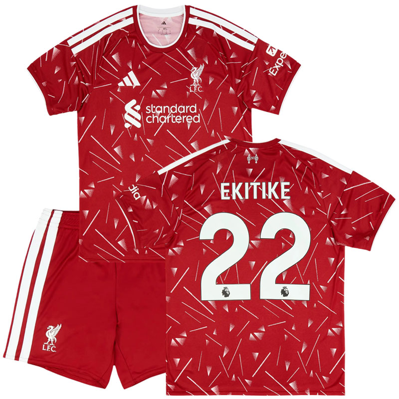 Dětský fotbalový set Liverpool 2026/27 Ekitike 22 - domácí dres