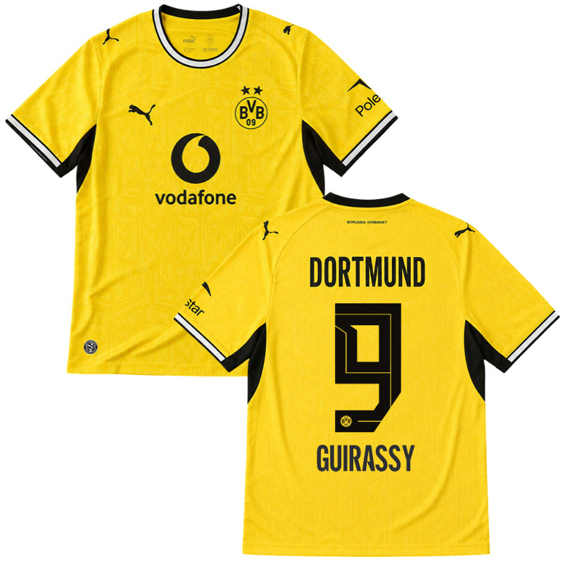 Dortmund domácí fotbalový dres 2026/27 s potiskem Guirassy 9