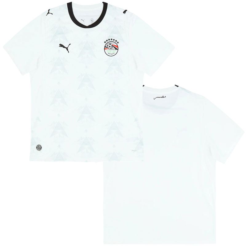 Egypt 2026-27 venkovní fotbalový dres - bílý krátký rukáv