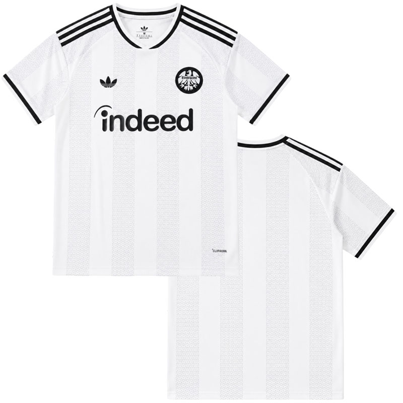 Eintracht Frankfurt 2026/27 venkovní fotbalový dres pro muže - bílá edice