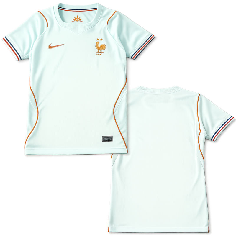 Francie venkovní dres ženy MS 2026 - dámský fotbalový dres