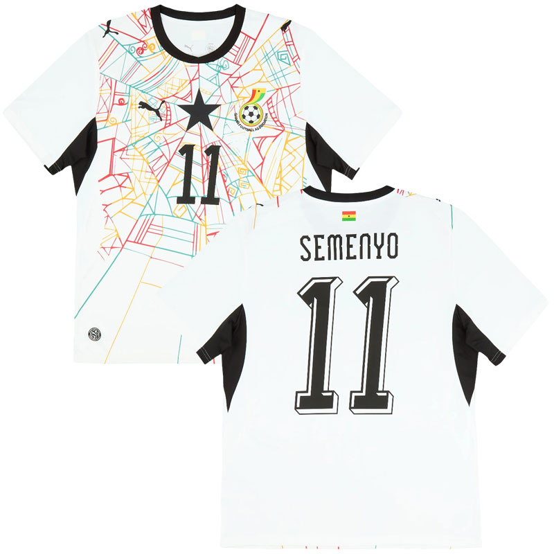 Ghana domácí dres pro MS 2026 bílý - Semenyo 11