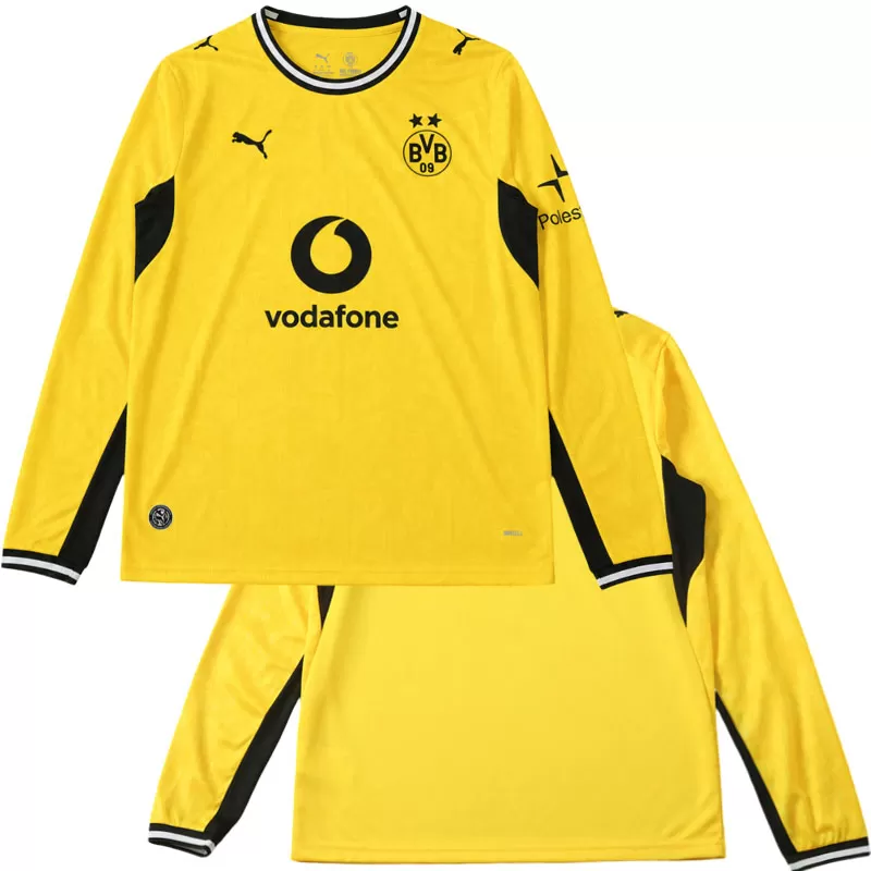 Borussia Dortmund BVB 2026/27 domácí dres s dlouhým rukávem – pánský fotbalový dres