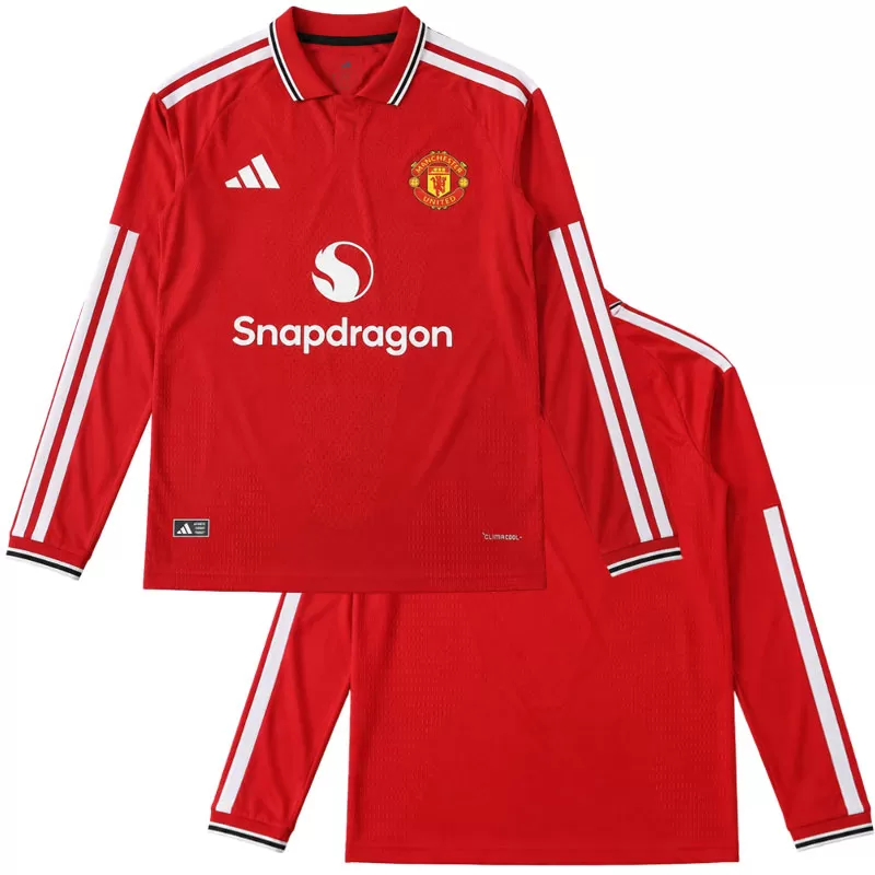 Pánský fotbalový dres Manchester United 2026/27 – Domácí dres s dlouhým rukávem