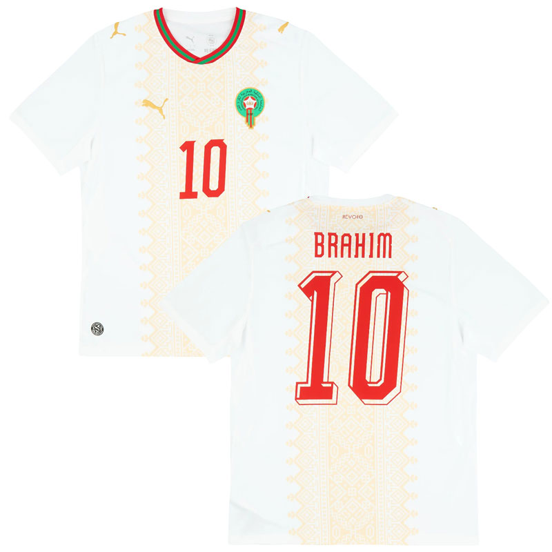 Maroko 2026/27 venkovní fotbalový dres BRAHIM 10 pro fanoušky