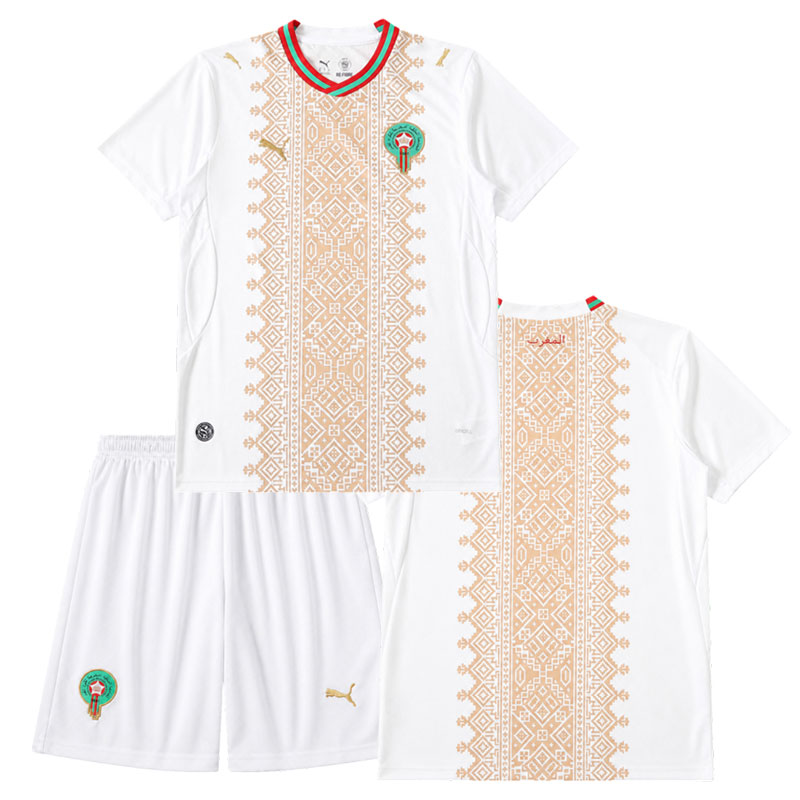 Maroko venkovní dres MS 2026 pro děti - dětský dres s trenýrkami