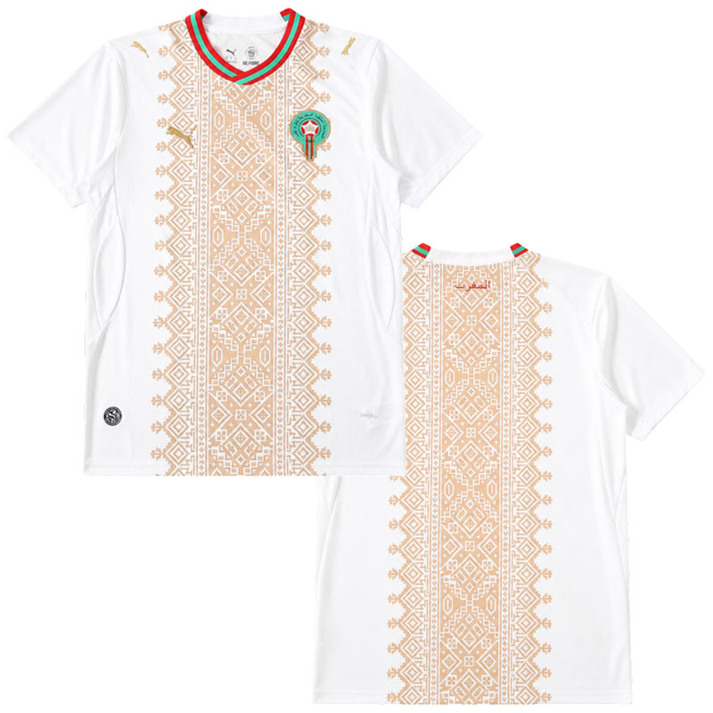 Maroko venkovní dres MS 2026 - pánský fotbalový dres krátký rukáv