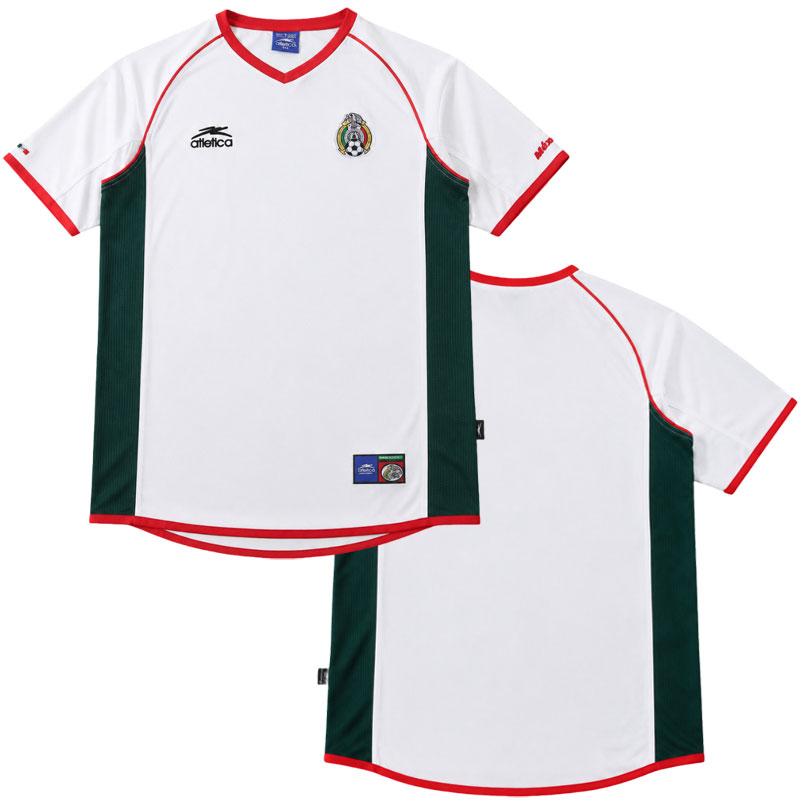 Mexiko 2002 retro venkovní dres - krátký rukáv fotbalové triko
