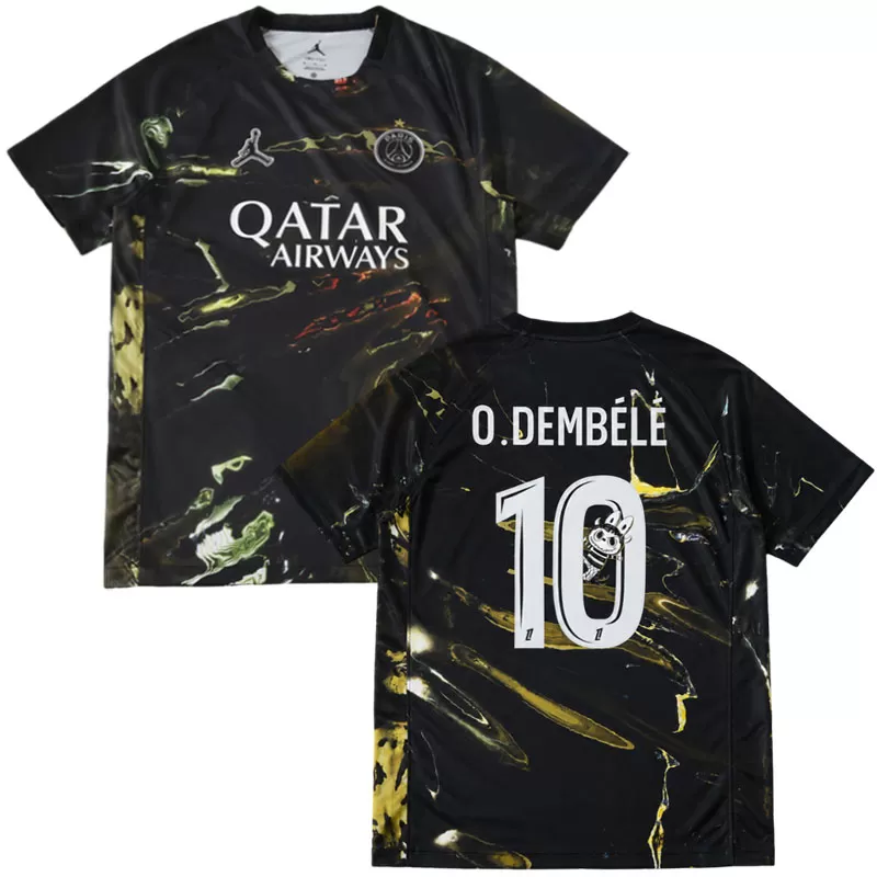 PSG Night Edition fotbalový dres 2025-26 s potiskem O.Dembélé 10 Labubu