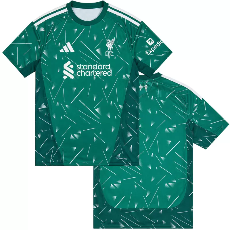 Pánský brankářský dres Liverpool FC 2026/27 - zelená fotbalová trikotová verze