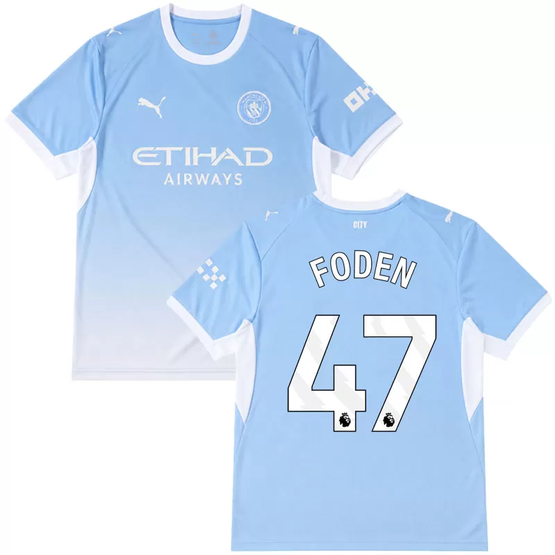 Pánský fotbalový dres Phil Foden 47 Manchester City 2026/27 domáci