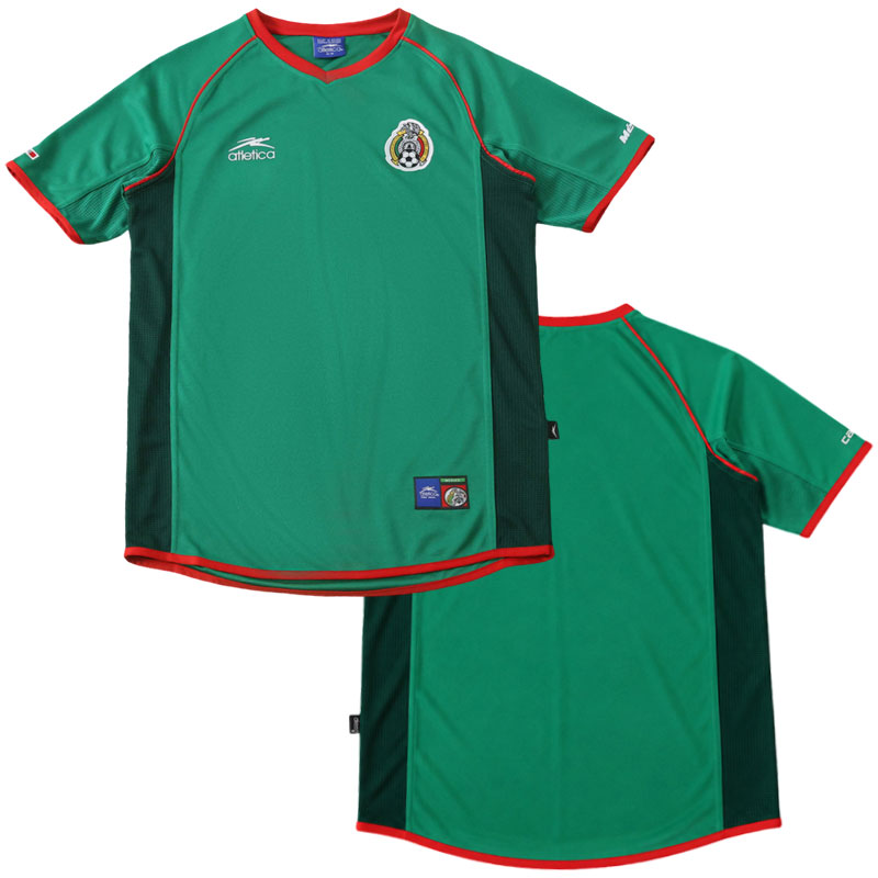 Retro fotbalový dres Mexiko 2002 domácí - zelený pánský dres