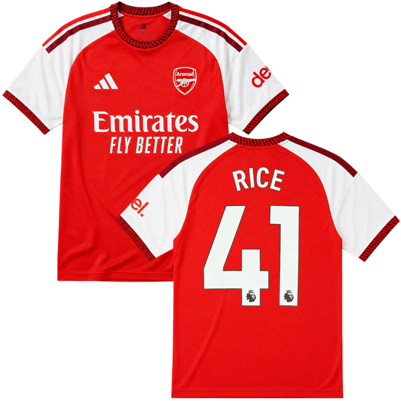Rice 41 Arsenal domácí dres 2026/27 - pánský červený krátký rukáv