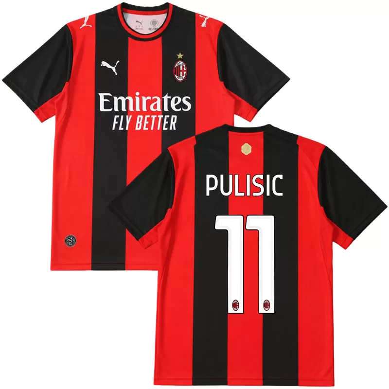 AC Milan domácí dres 2026/27 PULISIC 11 - pánský fotbalový dres krátký rukáv