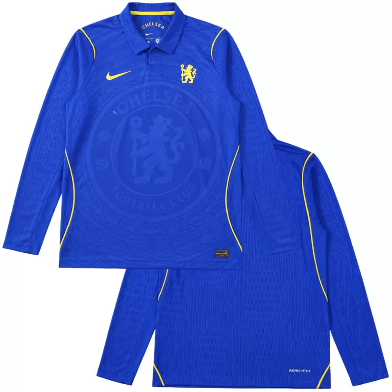 Chelsea 2026/27 domácí dres s dlouhým rukávem - pánský fotbalový dres