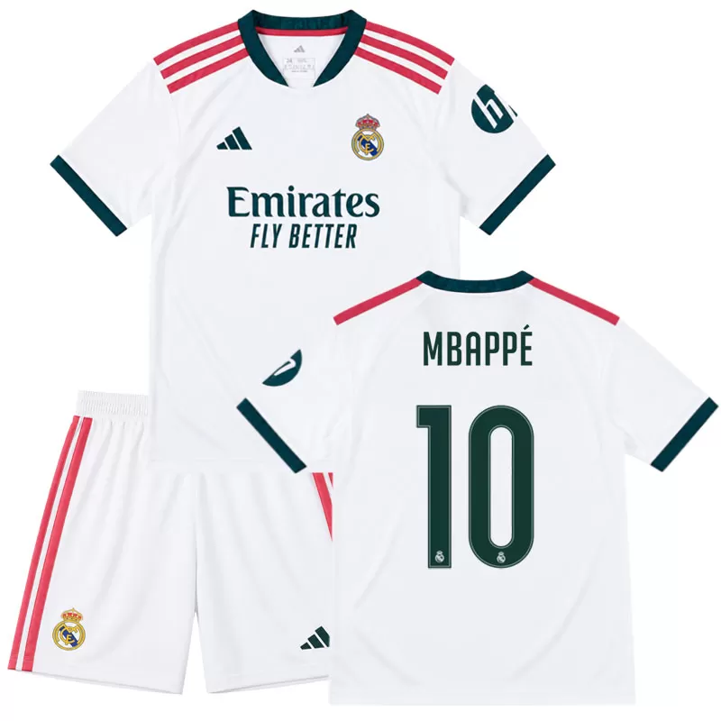 Dětský domácí dres Real Madrid 2026/27 MBAPPÉ 10 - fotbalové triko a trenýrky