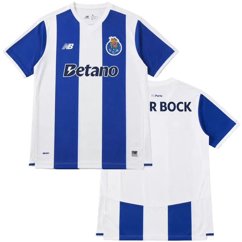FC Porto domácí dres 2026/27 - pánský fotbalový dres modro-bílý krátký rukáv