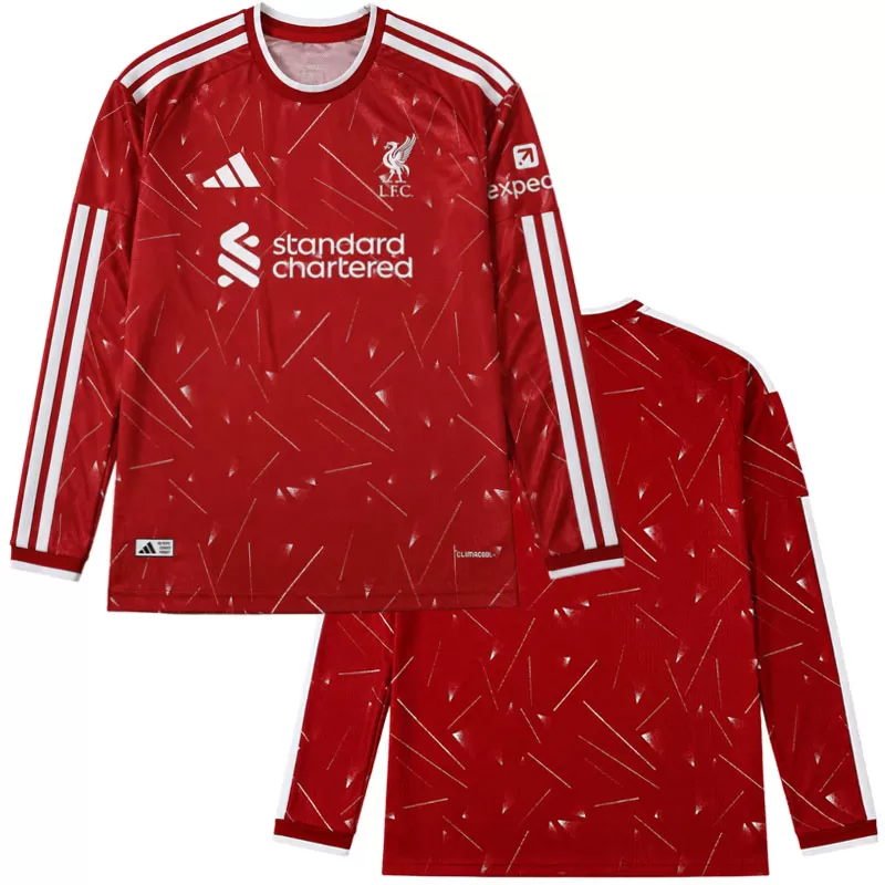 Liverpool 2026/27 domácí fotbalový dres s dlouhým rukávem