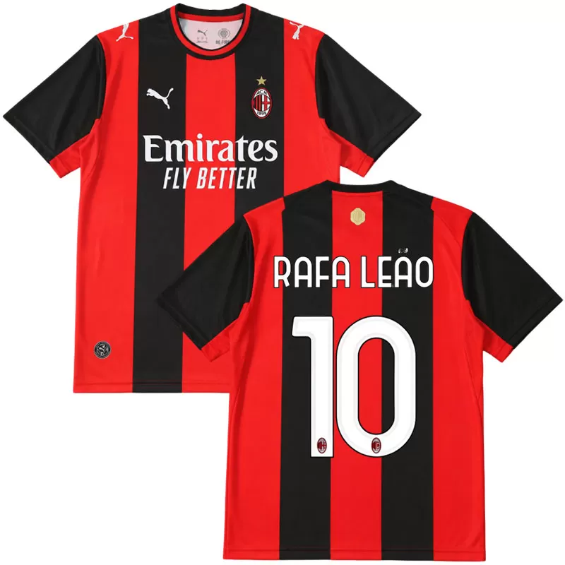 AC Milan fotbalový dres 2026/27 domácí - pánský trikot Rafa Leão 10