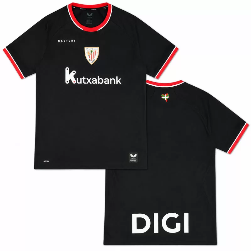 Athletic Bilbao venkovní dres 2026/27 - černý fotbalový dres pánský