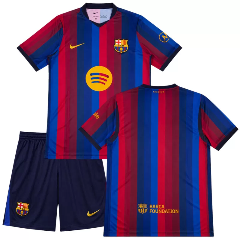 Dětský fotbalový dres FC Barcelona 2026/27 - domácí dres pro malé fanoušky