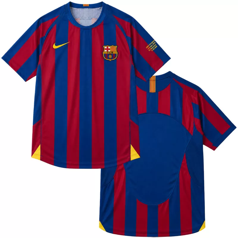 FC Barcelona 2005/06 Finálový dres Ligy mistrů pánský – retro fotbalový dres Barça