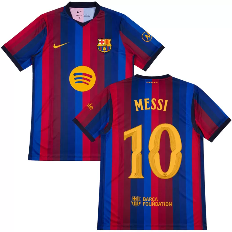 Barca dres 2026/27 pro dospělé – domácí fotbalový dres MESSI 10 s číslem na zádech