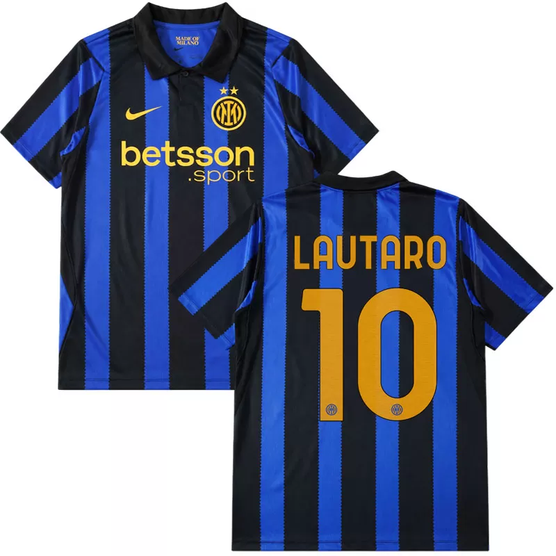 Pánský dres Inter Milán 2026/27 s potiskem LAUTARO 10 – domácí fotbalový dres